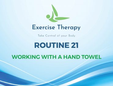 Routine 21 – Pilates with a hand towel